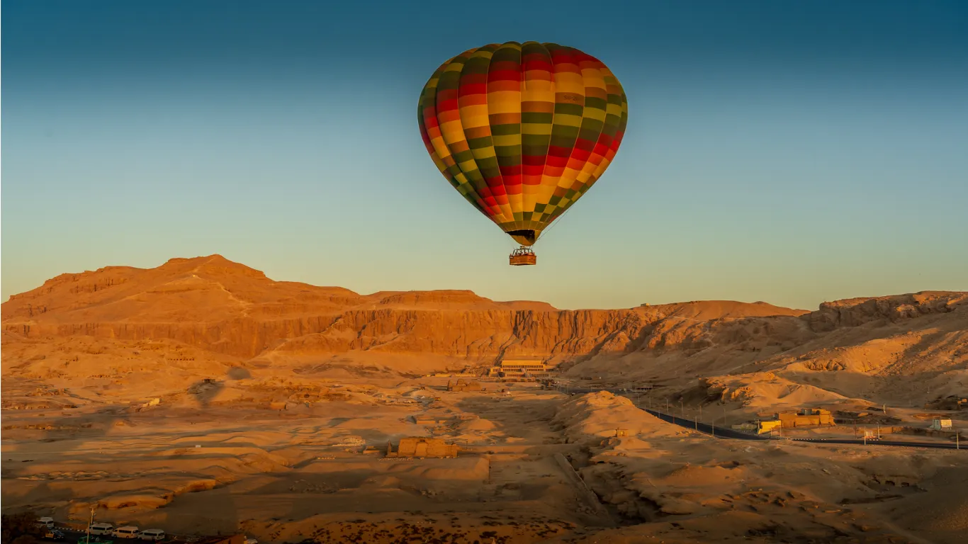 Floating Above Fayoum’s Natural Beauty