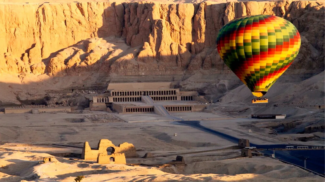 Hot Air Balloon Over Luxor