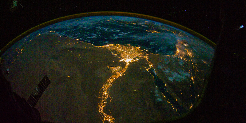 where is the nile located in egypt